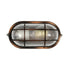 GLOBOSTAR® BOATLIGHT 61622 Vintage Φωτιστικό Καραβοχελώνα Τοίχου & Οροφής με Ντουί 1 x E27 AC 220-240V Αδιάβροχο IP65 - Χάλκινο Παλαιωμένο Εφέ Σκουριάς Ματ - Μ21 x Π10.4 x Υ9cm