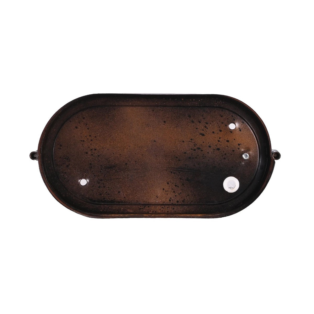 GLOBOSTAR® BOATLIGHT 61622 Vintage Φωτιστικό Καραβοχελώνα Τοίχου & Οροφής με Ντουί 1 x E27 AC 220-240V Αδιάβροχο IP65 - Χάλκινο Παλαιωμένο Εφέ Σκουριάς Ματ - Μ21 x Π10.4 x Υ9cm