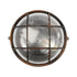 GLOBOSTAR® BOATLIGHT 61623 Vintage Φωτιστικό Καραβοχελώνα Τοίχου & Οροφής με Ντουί 1 x E27 AC 220-240V Αδιάβροχο IP65 - Χάλκινο Παλαιωμένο Εφέ Σκουριάς Ματ - Μ17.5 x Π17.5 x Υ9cm - ledmania.gr