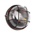 GLOBOSTAR® BOATLIGHT 61623 Vintage Φωτιστικό Καραβοχελώνα Τοίχου & Οροφής με Ντουί 1 x E27 AC 220-240V Αδιάβροχο IP65 - Χάλκινο Παλαιωμένο Εφέ Σκουριάς Ματ - Μ17.5 x Π17.5 x Υ9cm - ledmania.gr
