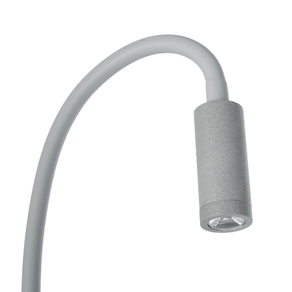 GloboStar® GOOSE 61689 Φωτιστικό Τοίχου - Απλίκα LED 3W 300lm 36° AC 220-240V IP20 - Reading Light - Θερμό Λευκό 2700K Γκρι Αλουμίνιο - Μ6.5 x Π22.5 x Υ23cm - 2 Xρόνια Εγγύηση - ledmania.gr