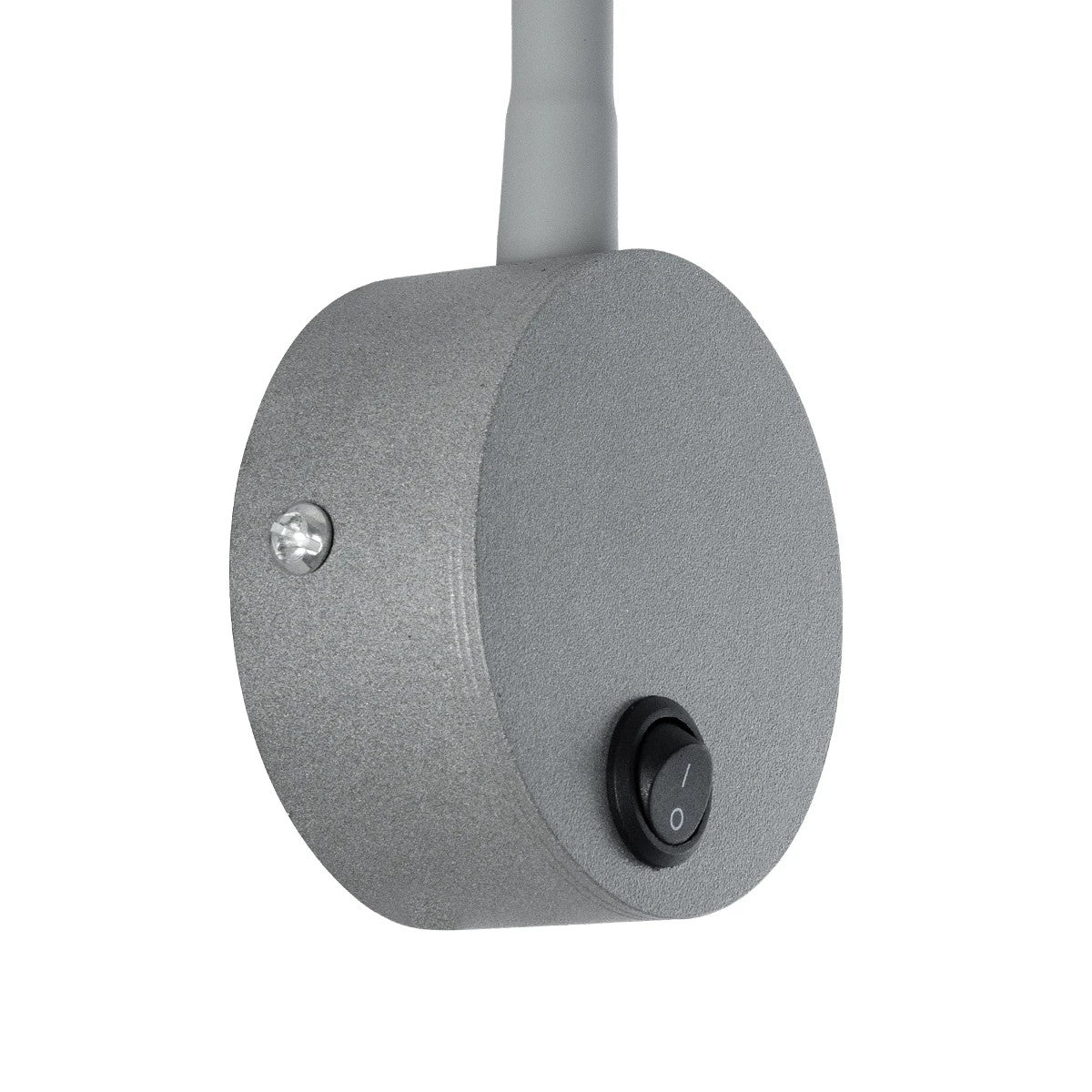 GloboStar® GOOSE 61689 Φωτιστικό Τοίχου - Απλίκα LED 3W 300lm 36° AC 220-240V IP20 - Reading Light - Θερμό Λευκό 2700K Γκρι Αλουμίνιο - Μ6.5 x Π22.5 x Υ23cm - 2 Xρόνια Εγγύηση - ledmania.gr