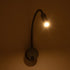 GloboStar® GOOSE 61689 Φωτιστικό Τοίχου - Απλίκα LED 3W 300lm 36° AC 220-240V IP20 - Reading Light - Θερμό Λευκό 2700K Γκρι Αλουμίνιο - Μ6.5 x Π22.5 x Υ23cm - 2 Xρόνια Εγγύηση - ledmania.gr