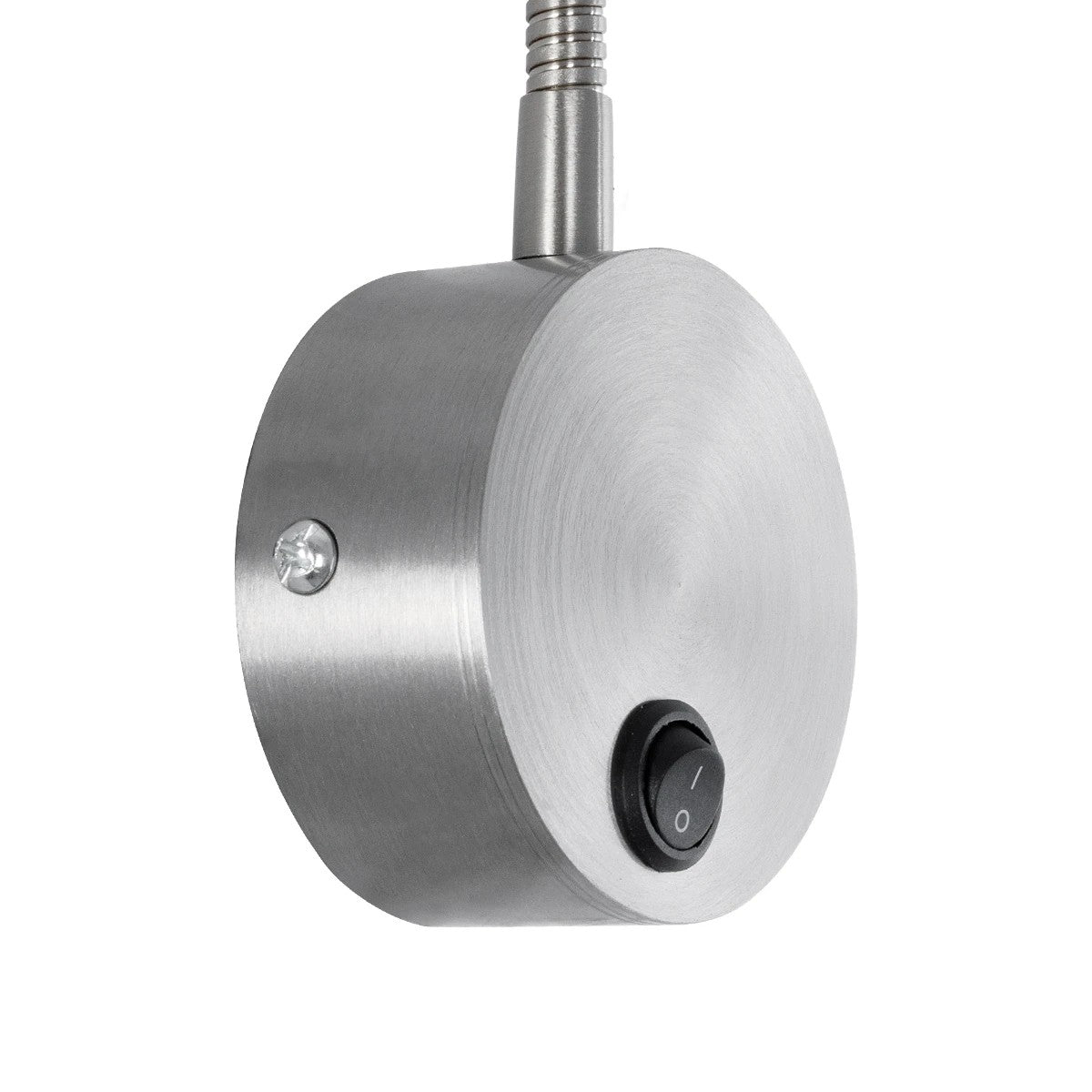 GloboStar® GOOSE 61691 Φωτιστικό Τοίχου - Απλίκα LED 3W 300lm 36° AC 220-240V IP20 - Reading Light - Θερμό Λευκό 2700K Ασημί Αλουμίνιο - Μ6.5 x Π22.5 x Υ23cm - 2 Xρόνια Εγγύηση - ledmania.gr