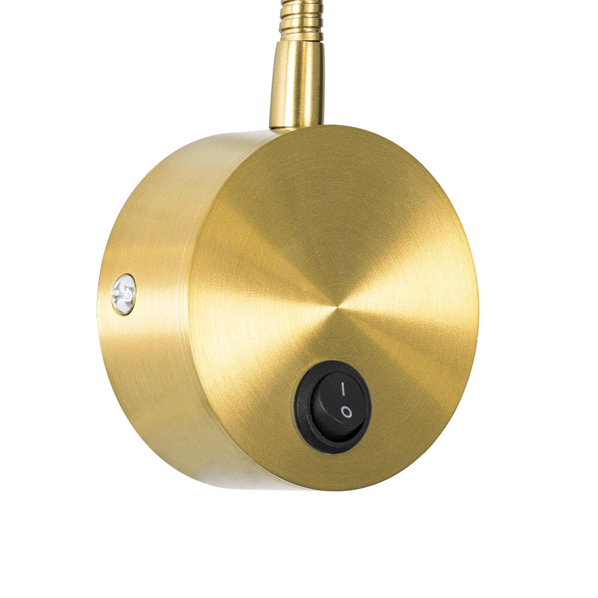 GLOBOSTAR® GOOSE 61692 Μοντέρνο Φωτιστικό Τοίχου - Απλίκα Ξενοδοχείου Reading Light LED 3W 300lm 36° AC 220-240V IP20 Θερμό Λευκό 2700K - CREE XPE Chip & TÜV SÜD Driver - Χρυσό Βούρτσας - Μ6.5 x Π15 xΥ24.5cm - 3 Χρόνια Εγγύηση - ledmania.gr