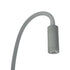 GloboStar® GOOSE 61694 Φωτιστικό Τοίχου - Απλίκα LED 6W 600lm 36° AC 220-240V IP20  - Reading Light & 360° Κρυφός Φωτισμός - Φορτιστής USB 3A - Θερμό Λευκό 2700K Γκρι Αλουμίνιο - Μ15.5 x Π22.5 x Υ30cm - 2 Xρόνια Εγγύηση - ledmania.gr
