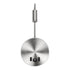 GLOBOSTAR® GOOSE 61696 Μοντέρνο Φωτιστικό Τοίχου - Απλίκα Ξενοδοχείου Reading Light με Φορτιστή USB 3A LED 6W 540lm 36° & 360° AC 220-240V IP20 Θερμό Λευκό 2700K - CREE XPE & Lumileds SMD Chip - Νίκελ Βούρτσας - Μ15.5 x Π15 x Υ30.5cm - 3 Χρόνια Εγγύηση