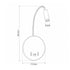 GLOBOSTAR® GOOSE 61696 Μοντέρνο Φωτιστικό Τοίχου - Απλίκα Ξενοδοχείου Reading Light με Φορτιστή USB 3A LED 6W 540lm 36° & 360° AC 220-240V IP20 Θερμό Λευκό 2700K - CREE XPE & Lumileds SMD Chip - Νίκελ Βούρτσας - Μ15.5 x Π15 x Υ30.5cm - 3 Χρόνια Εγγύηση