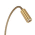 GLOBOSTAR® GOOSE 61697 Μοντέρνο Φωτιστικό Τοίχου - Απλίκα Ξενοδοχείου Reading Light με Φορτιστή USB 3A LED 6W 540lm 36° & 360° AC 220-240V IP20 Θερμό Λευκό 2700K - CREE XPE & Lumileds SMD Chip - Χρυσό Βούρτσας - Μ15.5 x Π15 x Υ30.5cm - 3 Χρόνια Εγγύηση