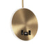 GLOBOSTAR® GOOSE 61697 Μοντέρνο Φωτιστικό Τοίχου - Απλίκα Ξενοδοχείου Reading Light με Φορτιστή USB 3A LED 6W 540lm 36° & 360° AC 220-240V IP20 Θερμό Λευκό 2700K - CREE XPE & Lumileds SMD Chip - Χρυσό Βούρτσας - Μ15.5 x Π15 x Υ30.5cm - 3 Χρόνια Εγγύηση