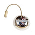 GLOBOSTAR® GOOSE 61697 Μοντέρνο Φωτιστικό Τοίχου - Απλίκα Ξενοδοχείου Reading Light με Φορτιστή USB 3A LED 6W 540lm 36° & 360° AC 220-240V IP20 Θερμό Λευκό 2700K - CREE XPE & Lumileds SMD Chip - Χρυσό Βούρτσας - Μ15.5 x Π15 x Υ30.5cm - 3 Χρόνια Εγγύηση