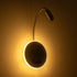 GLOBOSTAR® GOOSE 61697 Μοντέρνο Φωτιστικό Τοίχου - Απλίκα Ξενοδοχείου Reading Light με Φορτιστή USB 3A LED 6W 540lm 36° & 360° AC 220-240V IP20 Θερμό Λευκό 2700K - CREE XPE & Lumileds SMD Chip - Χρυσό Βούρτσας - Μ15.5 x Π15 x Υ30.5cm - 3 Χρόνια Εγγύηση