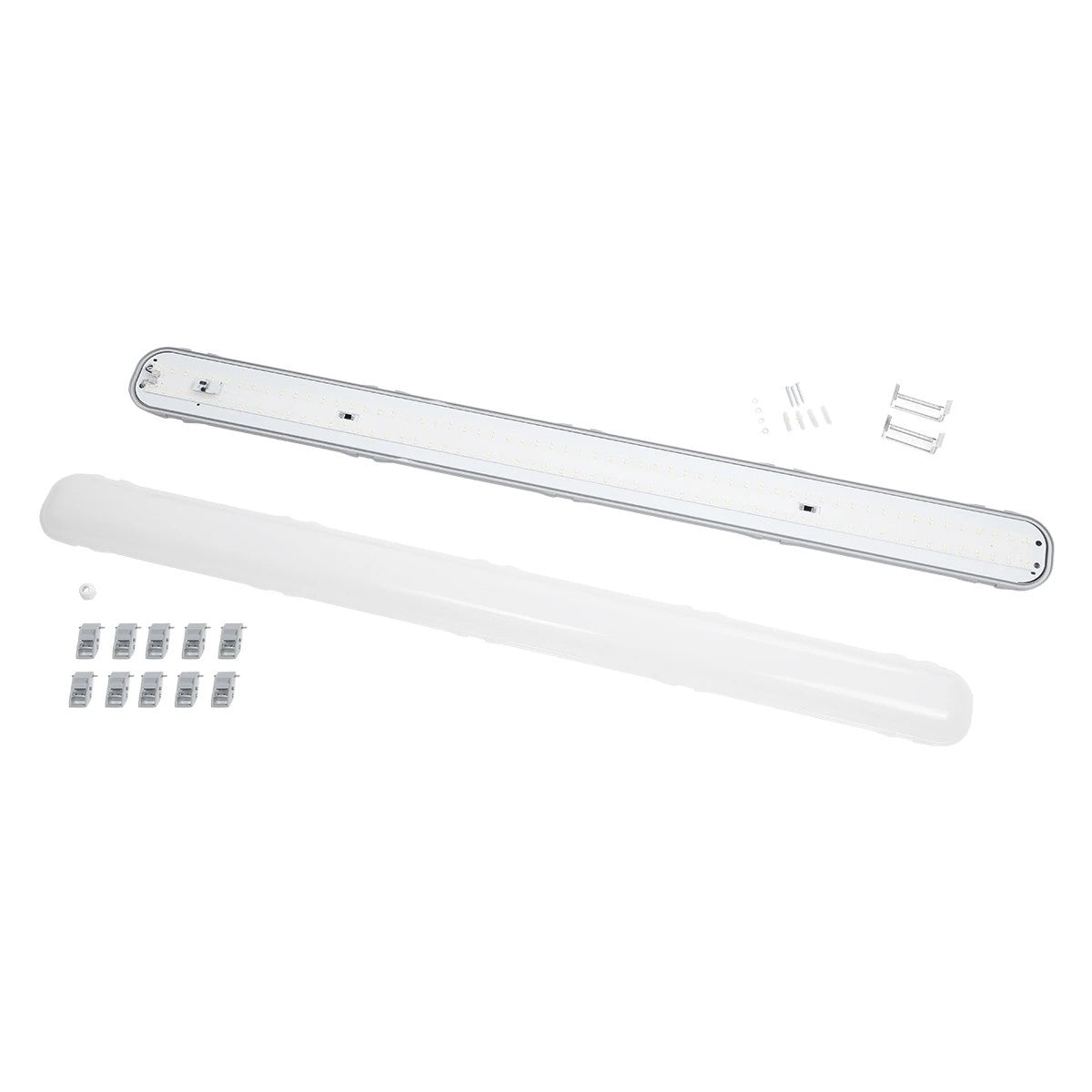 GLOBOSTAR® PARKING 61702 120cm Γραμμικό Βιομηχανικό Φωτιστικό Tri-Proof Τεχνολογίας Smart Group Linkable Control System 2.4Ghz με Αισθητήρα Κίνησης Microwave LED 48W 5760lm 120° AC 220-240V Αδιάβροχο IP65 Φυσικό Λευκό 5000K - LUMILEDs SMD Chip & TÜV SÜ... - ledmania.gr