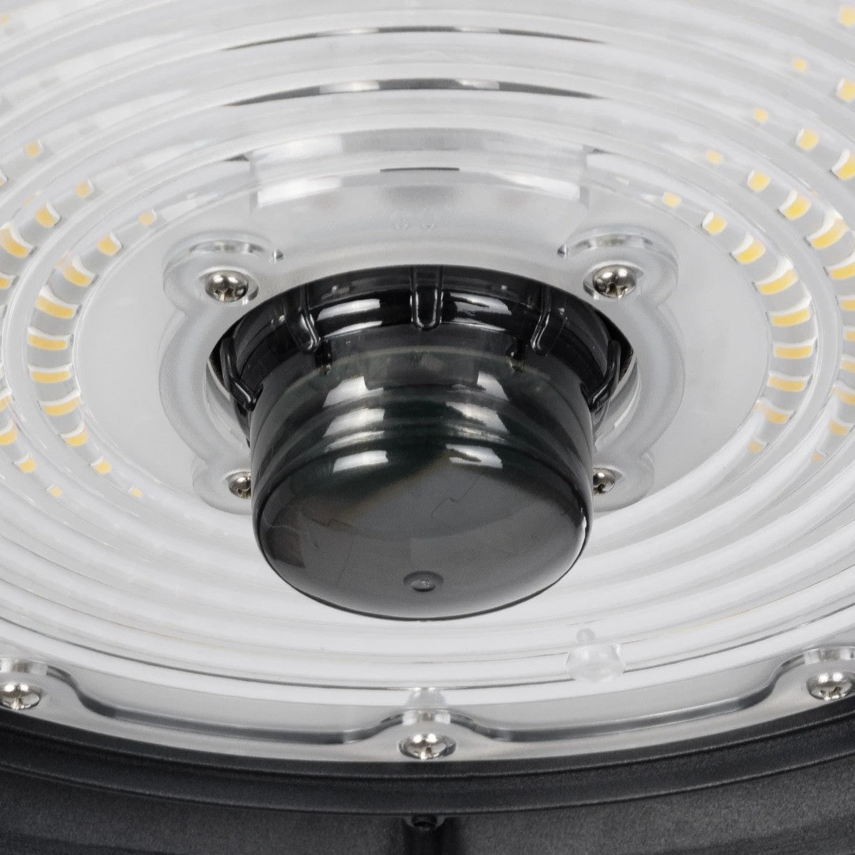 GLOBOSTAR® INDUSTRY 61706 Βιομηχανικό Φωτιστικό Καμπάνα High Bay UFO Τεχνολογίας Smart Group Linkable Control System 2.4Ghz με Αισθητήρα Κίνησης Microwave LED 200W 30000lm SDCM<5 90° AC 85-265V Αδιάβροχο IP65 IK08 Μαύρο Χυτό Αλουμίνιο - Φυσικό Λευκό 50... - ledmania.gr