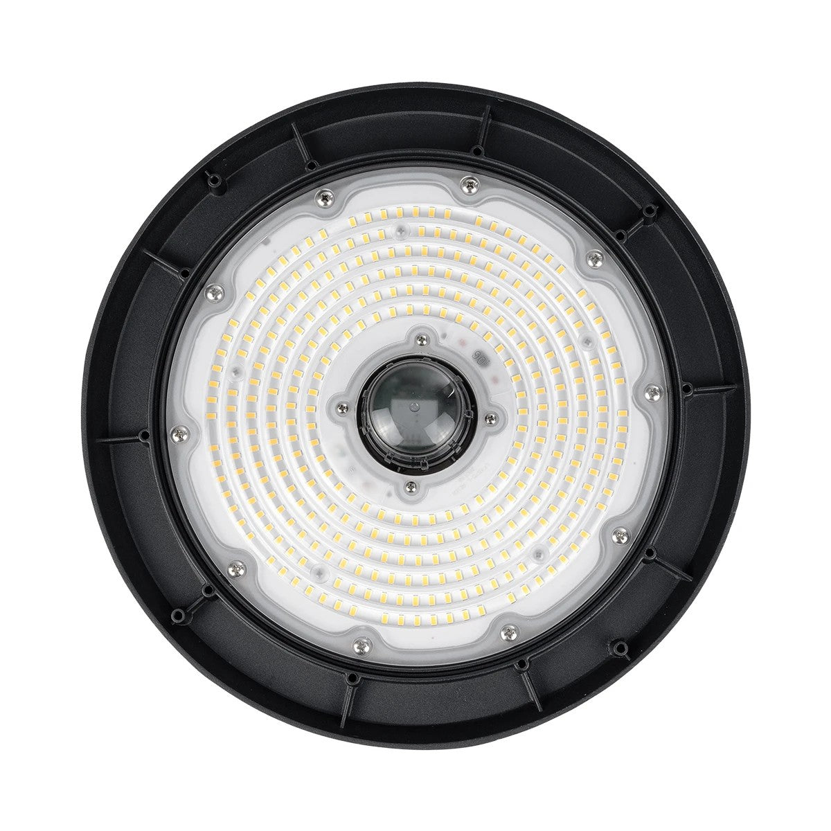 GLOBOSTAR® INDUSTRY 61706 Βιομηχανικό Φωτιστικό Καμπάνα High Bay UFO Τεχνολογίας Smart Group Linkable Control System 2.4Ghz με Αισθητήρα Κίνησης Microwave LED 200W 30000lm SDCM<5 90° AC 85-265V Αδιάβροχο IP65 IK08 Μαύρο Χυτό Αλουμίνιο - Φυσικό Λευκό 50... - ledmania.gr