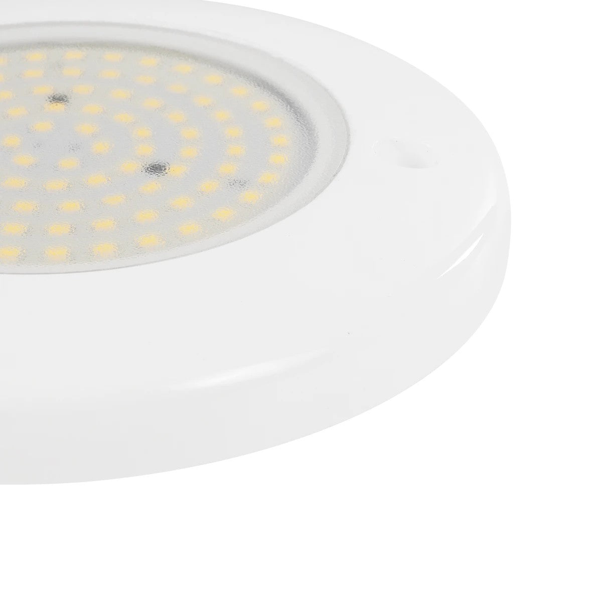 GLOBOSTAR® POOLARTY 61715 Υποβρύχιο Φωτιστικό για Σιντριβάνια/Πισίνες LED 8W 640lm 120° DC 12V Αδιάβροχο IP68 Φυσικό Λευκό 4500K Dimmable - Bridgelux SMD Chip - 1m VDE Rubber Καλώδιο - Φ13 x Υ2cm - 3 Χρόνια Εγγύηση - ledmania.gr