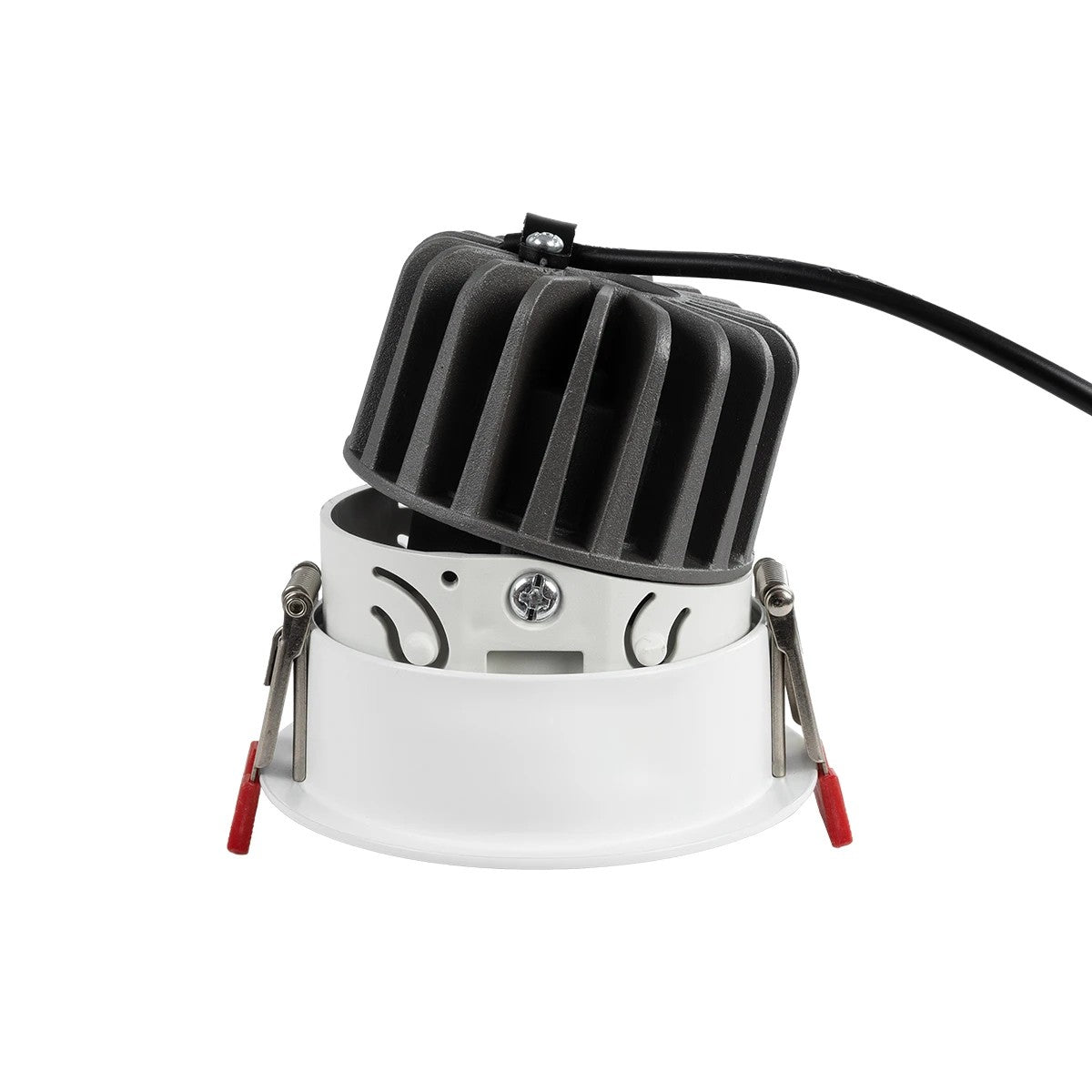 kelvo® ASYMMETRICAL KLV-101-0133 Χωνευτό Downlight Σποτ LED 7W 875lm 15°x30° AC 220-240V IP20 Φυσικό Λευκό 4500K - Bridgelux COB Chip & TÜV SÜD Driver - Λευκό Ματ - Μ8.3 x Π8.3 x Υ8.16cm / Q7.3cm - 5 Χρόνια Εγγύηση - ledmania.gr