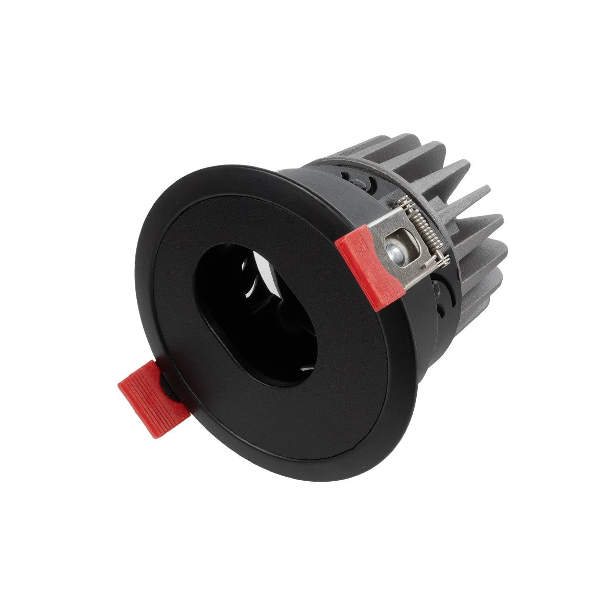 kelvo® ASYMMETRICAL KLV-101-0130 Χωνευτό Downlight Σποτ LED 7W 840lm 15°x30° AC 220-240V IP20 Θερμό Λευκό 2700K - Bridgelux COB Chip & TÜV SÜD Driver - Μαύρο Ματ - Μ8.3 x Π8.3 x Υ8.16cm / Q7.3cm - 5 Χρόνια Εγγύηση - ledmania.gr