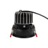 kelvo® ASYMMETRICAL KLV-101-0130 Χωνευτό Downlight Σποτ LED 7W 840lm 15°x30° AC 220-240V IP20 Θερμό Λευκό 2700K - Bridgelux COB Chip & TÜV SÜD Driver - Μαύρο Ματ - Μ8.3 x Π8.3 x Υ8.16cm / Q7.3cm - 5 Χρόνια Εγγύηση - ledmania.gr