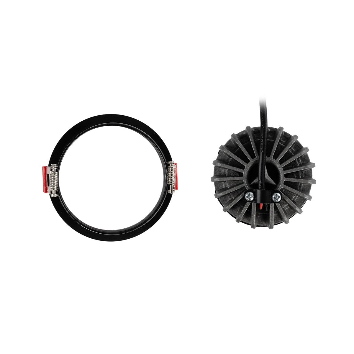 kelvo® ASYMMETRICAL KLV-101-0130 Χωνευτό Downlight Σποτ LED 7W 840lm 15°x30° AC 220-240V IP20 Θερμό Λευκό 2700K - Bridgelux COB Chip & TÜV SÜD Driver - Μαύρο Ματ - Μ8.3 x Π8.3 x Υ8.16cm / Q7.3cm - 5 Χρόνια Εγγύηση - ledmania.gr
