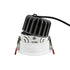 kelvo® PINADO KLV-101-0129 Χωνευτό Downlight Σποτ LED 7W 875lm 15° AC 220-240V IP20 Φυσικό Λευκό 4500K - Bridgelux COB Chip & TÜV SÜD Driver - Λευκό Ματ - Μ8.3 x Π8.3 x Υ8.16cm / Q7.3cm - 5 Χρόνια Εγγύηση - ledmania.gr