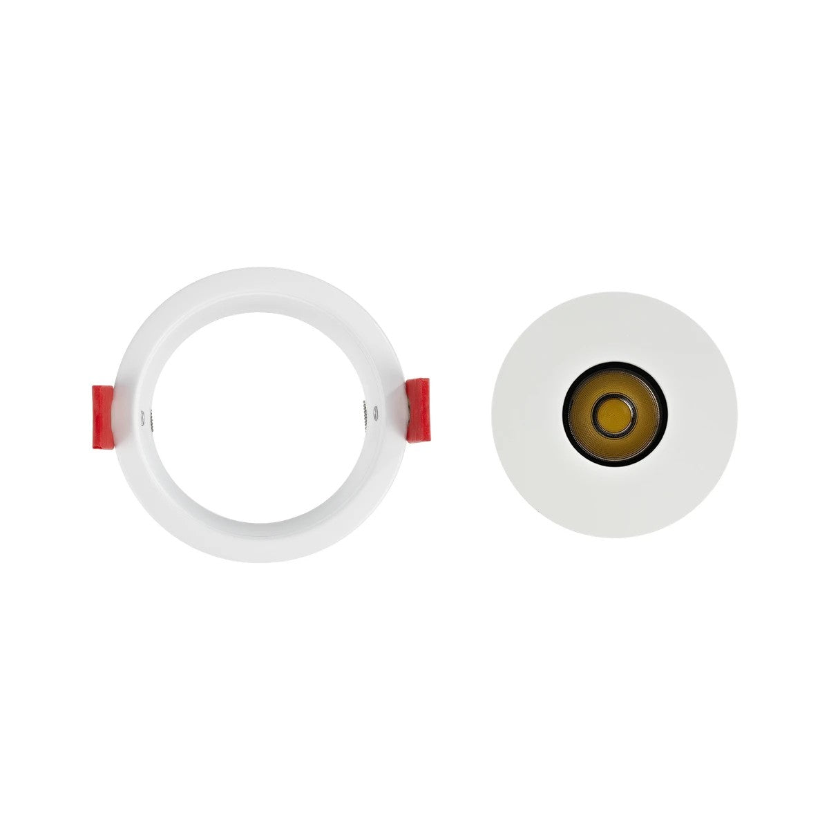 kelvo® PINADO KLV-101-0129 Χωνευτό Downlight Σποτ LED 7W 875lm 15° AC 220-240V IP20 Φυσικό Λευκό 4500K - Bridgelux COB Chip & TÜV SÜD Driver - Λευκό Ματ - Μ8.3 x Π8.3 x Υ8.16cm / Q7.3cm - 5 Χρόνια Εγγύηση - ledmania.gr
