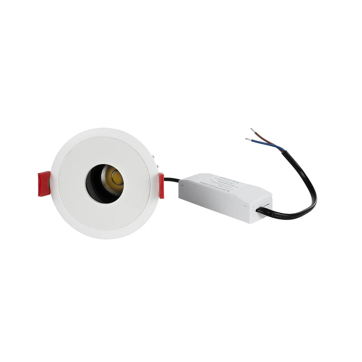 kelvo® PINADO KLV-101-0129 Χωνευτό Downlight Σποτ LED 7W 875lm 15° AC 220-240V IP20 Φυσικό Λευκό 4500K - Bridgelux COB Chip & TÜV SÜD Driver - Λευκό Ματ - Μ8.3 x Π8.3 x Υ8.16cm / Q7.3cm - 5 Χρόνια Εγγύηση - ledmania.gr