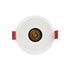 kelvo® PINADO KLV-101-0127 Χωνευτό Downlight Σποτ LED 7W 840lm 15° AC 220-240V IP20 Θερμό Λευκό 2700K - Bridgelux COB Chip & TÜV SÜD Driver - Λευκό Ματ - Μ8.3 x Π8.3 x Υ8.16cm / Q7.3cm - 5 Χρόνια Εγγύηση - ledmania.gr