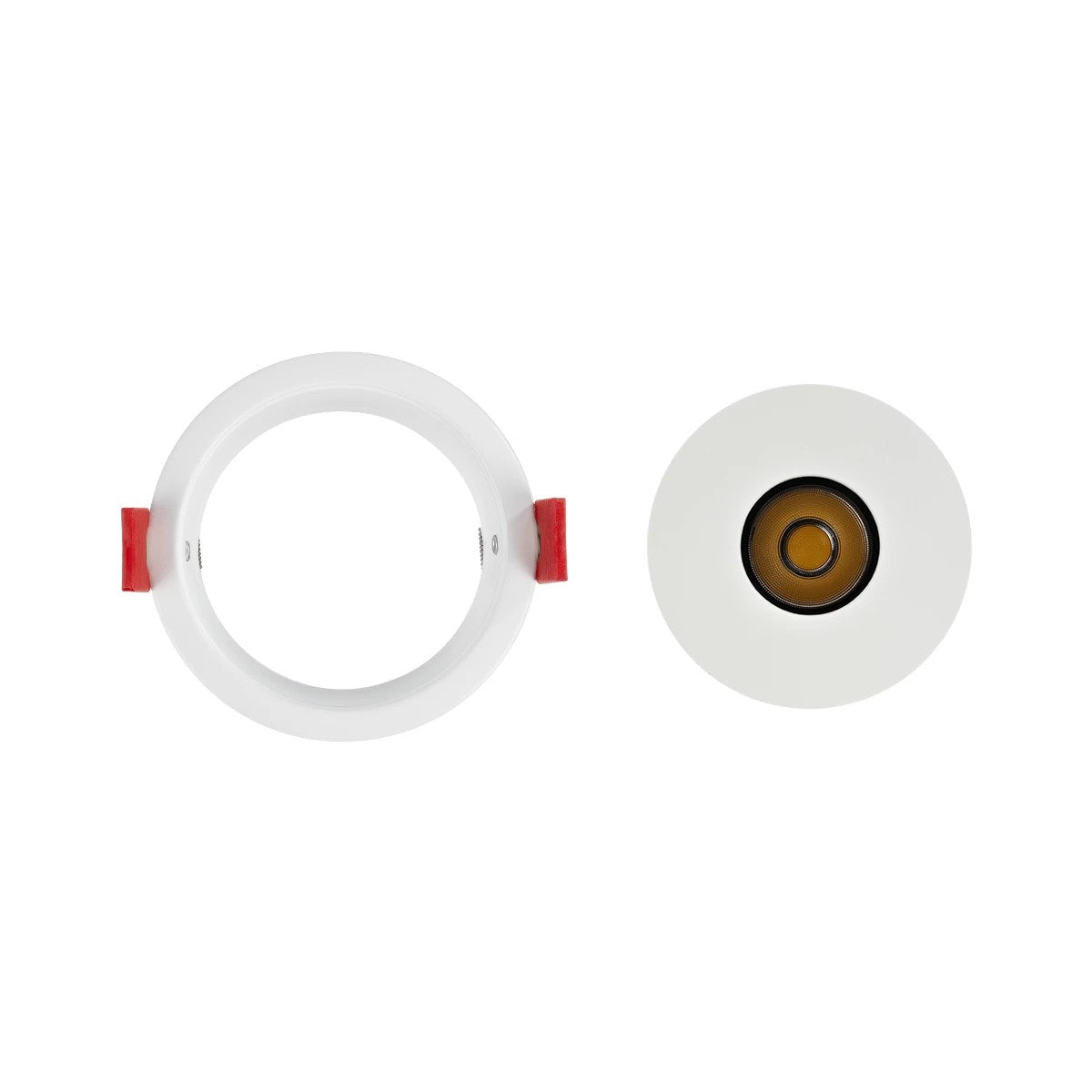 kelvo® PINADO KLV-101-0127 Χωνευτό Downlight Σποτ LED 7W 840lm 15° AC 220-240V IP20 Θερμό Λευκό 2700K - Bridgelux COB Chip & TÜV SÜD Driver - Λευκό Ματ - Μ8.3 x Π8.3 x Υ8.16cm / Q7.3cm - 5 Χρόνια Εγγύηση - ledmania.gr