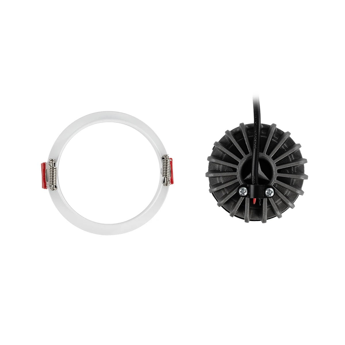 kelvo® PINADO KLV-101-0127 Χωνευτό Downlight Σποτ LED 7W 840lm 15° AC 220-240V IP20 Θερμό Λευκό 2700K - Bridgelux COB Chip & TÜV SÜD Driver - Λευκό Ματ - Μ8.3 x Π8.3 x Υ8.16cm / Q7.3cm - 5 Χρόνια Εγγύηση - ledmania.gr