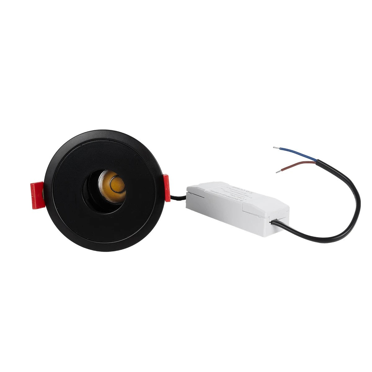 kelvo® PINADO KLV-101-0126 Χωνευτό Downlight Σποτ LED 7W 840lm 15° AC 220-240V IP20 Θερμό Λευκό 2700K - Bridgelux COB Chip & TÜV SÜD Driver - Μαύρο Ματ - Μ8.3 x Π8.3 x Υ8.16cm / Q7.3cm - 5 Χρόνια Εγγύηση - ledmania.gr