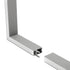 GLOBOSTAR® ALP-CORNER-SIDE90 LUMILINE 61768 Επιφανειακό / Κρεμαστό Προφίλ Αλουμινίου Γωνία με Λευκό Γαλακτερό Πατητό Κάλυμμα για Ταινίες LED IP20 - Γκρι Ανθρακί Ματ - Μ30 x Π3.5 x Υ7cm - ledmania.gr