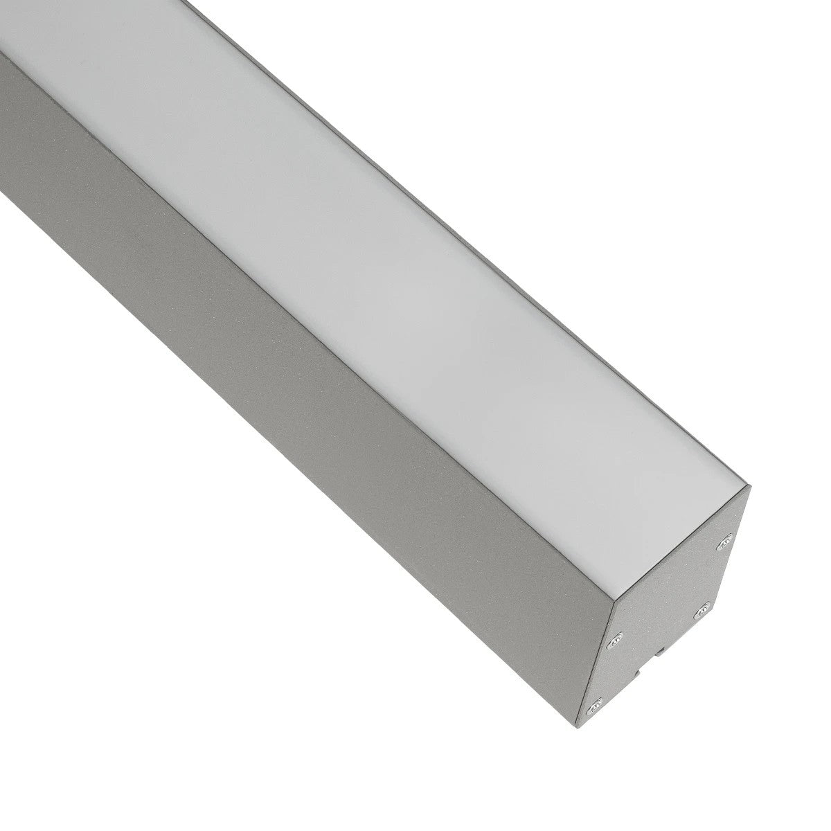 GLOBOSTAR® ALP-LINEAR BRIGHTRAIL 61776-3M Επιφανειακό / Κρεμαστό / Επιτοίχιο Προφίλ Αλουμινίου με Λευκό Γαλακτερό Πατητό Κάλυμμα για Ταινίες LED IP20 - Γκρι Ανθρακί Ματ - Μ300 x Π5 x Υ7.5cm - ledmania.gr