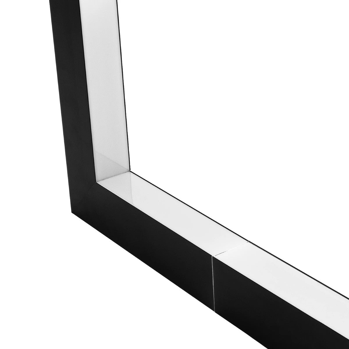 GLOBOSTAR® ALP-CORNER-IN90 BRIGHTRAIL 61781 Επιφανειακό / Κρεμαστό Προφίλ Αλουμινίου Γωνία με Λευκό Γαλακτερό Πατητό Κάλυμμα για Ταινίες LED IP20 - Μαύρο Ματ - Μ30 x Π5 x Υ7.5cm - ledmania.gr
