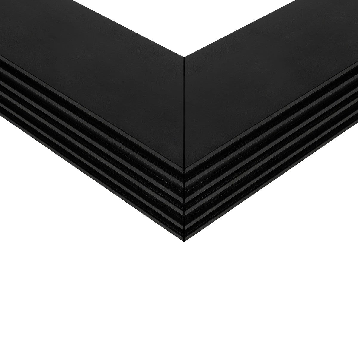 GLOBOSTAR® ALP-CORNER-IN90 BRIGHTRAIL 61781 Επιφανειακό / Κρεμαστό Προφίλ Αλουμινίου Γωνία με Λευκό Γαλακτερό Πατητό Κάλυμμα για Ταινίες LED IP20 - Μαύρο Ματ - Μ30 x Π5 x Υ7.5cm - ledmania.gr