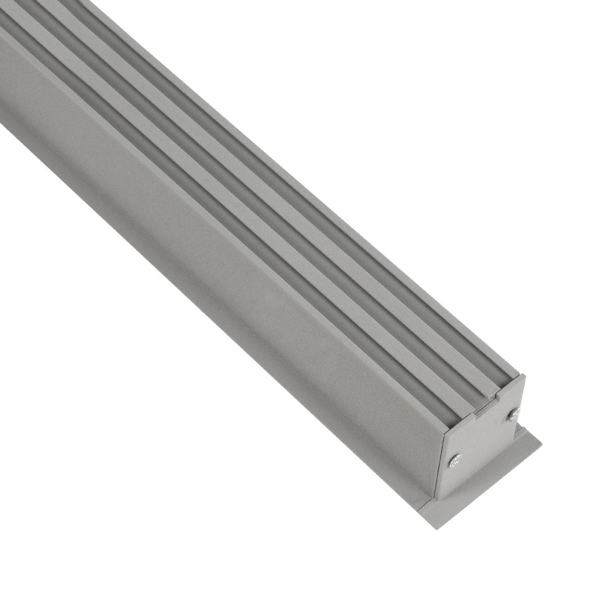 GLOBOSTAR® ALP-LINEAR RECESSA 61787-3M Χωνευτό Προφίλ Αλουμινίου με Λευκό Γαλακτερό Πατητό Κάλυμμα για Ταινίες LED IP20 - Γκρι Ανθρακί Ματ - Μ300 x Π3.5 x Υ4cm - ledmania.gr