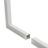 GLOBOSTAR® ALP-CORNER-SIDE90 RECESSA 61788 Χωνευτό Προφίλ Αλουμινίου Γωνία με Λευκό Γαλακτερό Πατητό Κάλυμμα για Ταινίες LED IP20 - Λευκό Ματ - Μ30 x Π3.5 x Υ4cm - ledmania.gr
