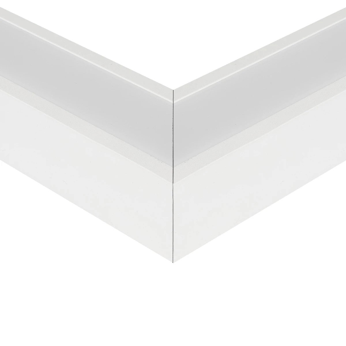 GLOBOSTAR® ALP-CORNER-SIDE90 RECESSA 61788 Χωνευτό Προφίλ Αλουμινίου Γωνία με Λευκό Γαλακτερό Πατητό Κάλυμμα για Ταινίες LED IP20 - Λευκό Ματ - Μ30 x Π3.5 x Υ4cm - ledmania.gr