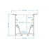 GLOBOSTAR® ALP-CORNER-IN90 RECESSA 61792 Χωνευτό Προφίλ Αλουμινίου Γωνία με Λευκό Γαλακτερό Πατητό Κάλυμμα για Ταινίες LED IP20 - Μαύρο Ματ - Μ30 x Π3.5 x Υ4cm - ledmania.gr