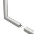 GLOBOSTAR® ALP-CORNER-IN90 RECESSA 61793 Χωνευτό Προφίλ Αλουμινίου Γωνία με Λευκό Γαλακτερό Πατητό Κάλυμμα για Ταινίες LED IP20 - Γκρι Ανθρακί Ματ - Μ30 x Π3.5 x Υ4cm - ledmania.gr