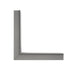 GLOBOSTAR® ALP-CORNER-IN90 RECESSA 61793 Χωνευτό Προφίλ Αλουμινίου Γωνία με Λευκό Γαλακτερό Πατητό Κάλυμμα για Ταινίες LED IP20 - Γκρι Ανθρακί Ματ - Μ30 x Π3.5 x Υ4cm - ledmania.gr