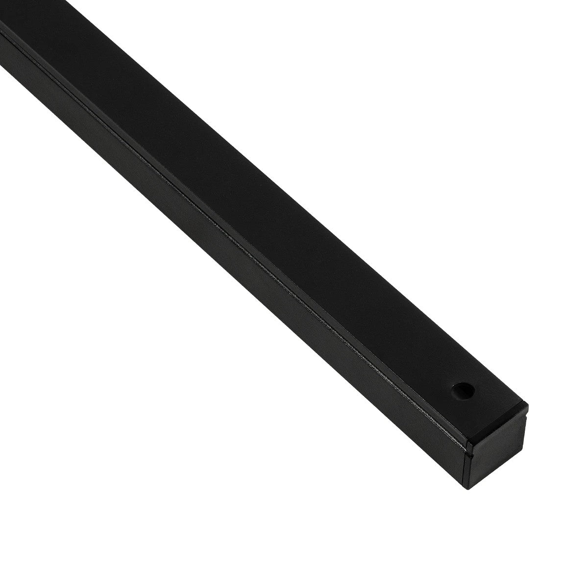 GLOBOSTAR® ALP-LINEAR GLOWTRACK 61797-3M Επιφανειακό Προφίλ Αλουμινίου με Λευκό Γαλακτερό Πατητό Κάλυμμα για Ταινίες LED IP20 - Μαύρο Ματ - Μ300 x Π2 x Υ2cm - Πακέτο 5 Τεμαχίων - ledmania.gr