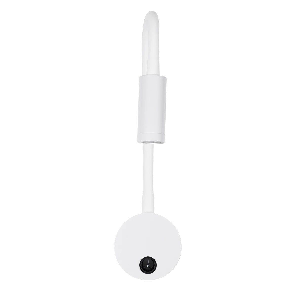 GLOBOSTAR® GOOSE 61688 Μοντέρνο Φωτιστικό Τοίχου - Απλίκα Ξενοδοχείου Reading Light LED 3W 300lm 36° AC 220-240V IP20 Θερμό Λευκό 2700K - CREE XPE Chip & TÜV SÜD Driver - Λευκό Ματ - Μ6.5 x Π15 x Υ24.5cm - 3 Χρόνια Εγγύηση - ledmania.gr