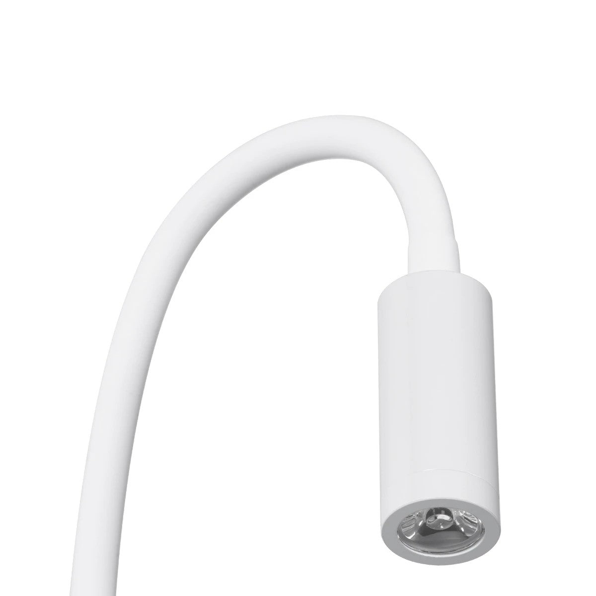 GLOBOSTAR® GOOSE 61688 Μοντέρνο Φωτιστικό Τοίχου - Απλίκα Ξενοδοχείου Reading Light LED 3W 300lm 36° AC 220-240V IP20 Θερμό Λευκό 2700K - CREE XPE Chip & TÜV SÜD Driver - Λευκό Ματ - Μ6.5 x Π15 x Υ24.5cm - 3 Χρόνια Εγγύηση - ledmania.gr