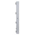 GloboStar® MAKEUP MIRROR-80x80-3 Μοντέρνος Καθρέπτης Μακιγιάζ με Πλαίσιο Φυσικού Ξύλου με Διακόπτη On/Off 12 x E27 AC220-240V - Μ80 x Π7 x Υ80cm - Γκρι Τσιμέντου - ledmania.gr