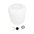 GLOBOSTAR® ROMINA 62001 Μοντέρνο Κρεμαστό Φωτιστικό Οροφής με Ντουί 1 x E27 AC 220-240V IP20 - Λευκό - Μ60 x Π60 x Υ65cm - ledmania.gr