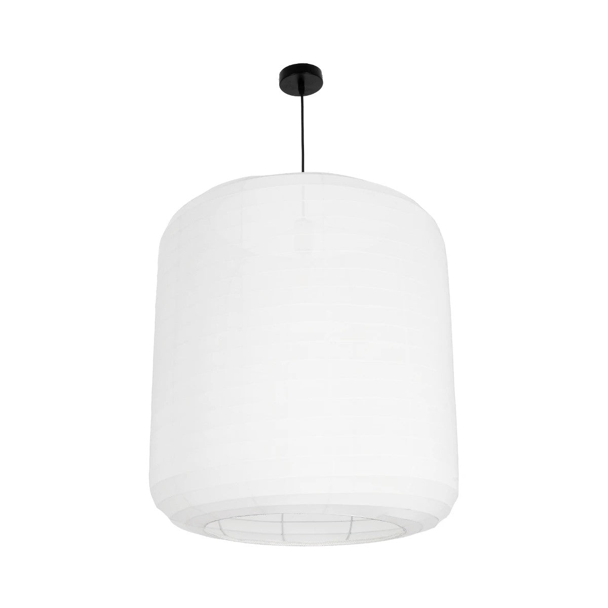 GLOBOSTAR® ROMINA 62001 Μοντέρνο Κρεμαστό Φωτιστικό Οροφής με Ντουί 1 x E27 AC 220-240V IP20 - Λευκό - Μ60 x Π60 x Υ65cm - ledmania.gr