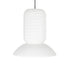 GLOBOSTAR® ROMINA 62002 Μοντέρνο Κρεμαστό Φωτιστικό Οροφής με Ντουί 1 x E27 AC 220-240V IP20 - Λευκό - Μ40 x Π40 x Υ28cm - ledmania.gr
