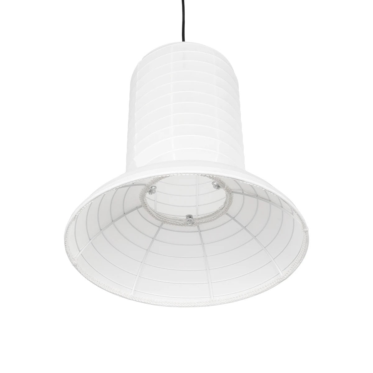 GLOBOSTAR® ROMINA 62002 Μοντέρνο Κρεμαστό Φωτιστικό Οροφής με Ντουί 1 x E27 AC 220-240V IP20 - Λευκό - Μ40 x Π40 x Υ28cm - ledmania.gr