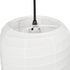 GLOBOSTAR® ROMINA 62002 Μοντέρνο Κρεμαστό Φωτιστικό Οροφής με Ντουί 1 x E27 AC 220-240V IP20 - Λευκό - Μ40 x Π40 x Υ28cm - ledmania.gr